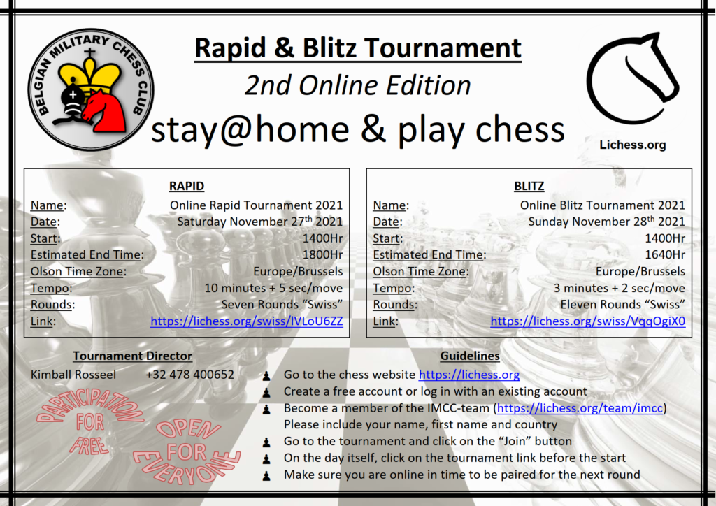 Rapid & Blitz Tournament 2021